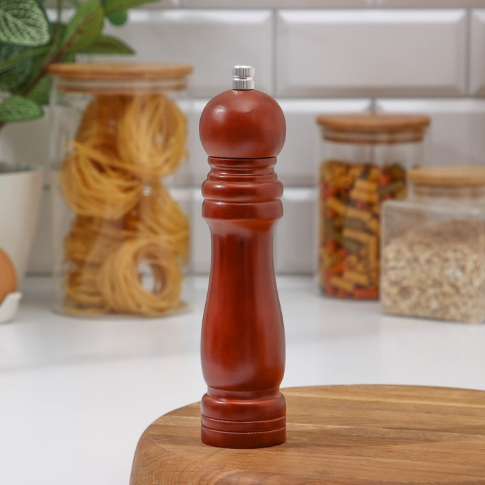 Мельница для специй Доляна &laquo;Дуновение леса&raquo;, 21&times;5 см, керамический механизм, цвет коричневый