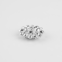 Пуговица декоративная, 22 &times; 20 мм, цвет синий