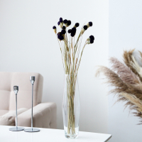 Сухоцвет &laquo;Гомфрена шаровидная&raquo; набор 20 шт., цвет тёмно-фиолетовый