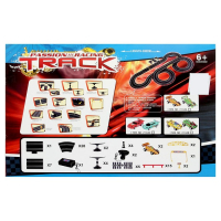 Автотрек &laquo;Супер гонки&raquo;, с 2 машинами, управление от дистанционного пульта