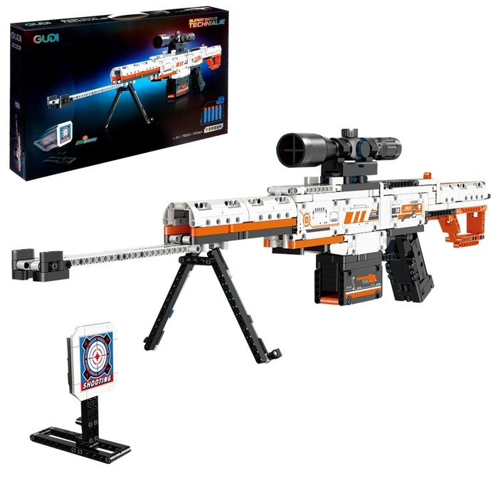 Конструктор Оружие &laquo;SIG-550, стреляет мягкими пулями, 692 детали