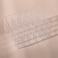 Органайзер для хранения, 24 секции, 14,5 &times; 9,5 &times; 7,5 см, в картонной коробке, цвет прозрачный