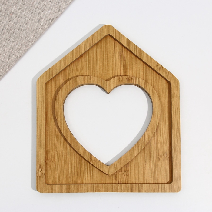 Менажница деревянная сборная «Дом», 24 х 20.6 см Менажница деревянная сборная «Дом», 24 х 20.6 см