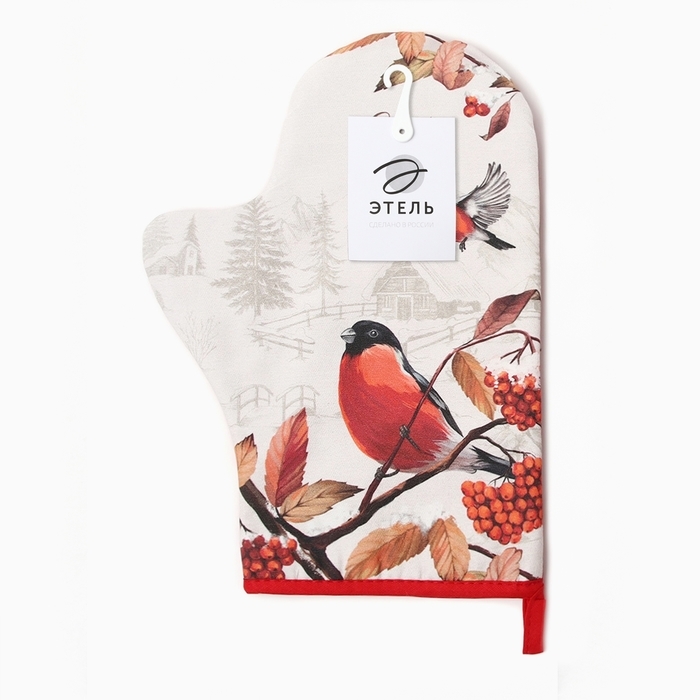 Новый год.Варежка-прихватка Этель Winter season 20х28см,саржа, 100% хл, ватин 250г/м2 Новый год.Варежка-прихватка Этель Winter season 20х28см,саржа, 100% хл, ватин 250г/м2