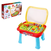 Развивающий столик &laquo;Играй и учись&raquo;, цвет красный