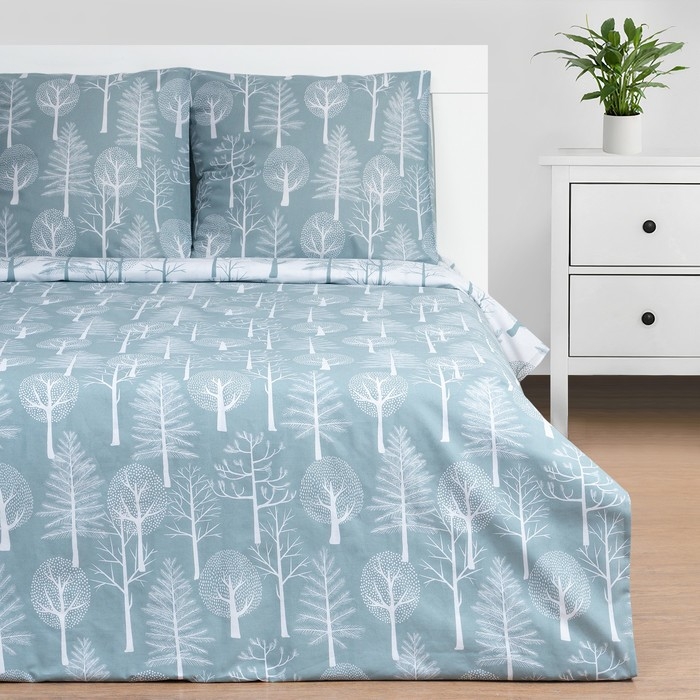 Постельное бельё Этель дуэт Forest 143х215 см - 2 шт, 220х240 см, 70х70 см -2 шт Постельное бельё Этель дуэт Forest 143х215 см - 2 шт, 220х240 см, 70х70 см -2 шт