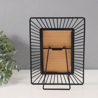 Фоторамка металл на 1 фото 10х15 см "Солнце" черный 18х23,7 см Фоторамка металл на 1 фото 10х15 см "Солнце" черный 18х23,7 см