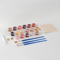 Картина по номерам с подрамником и поталью &laquo;Руки&raquo;, 20 х 30 см