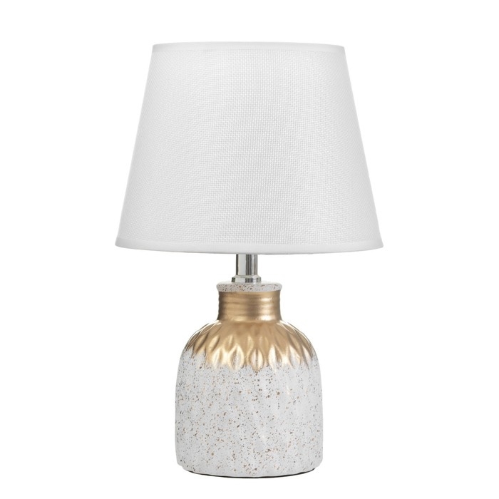 Настольная лампа Настольная лампа "Барил" 1хE14 белый 20х20х31 см RISALUX