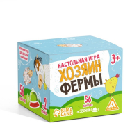 Настольная детская игра &laquo;Хозяин фермы&raquo; на скорость и внимание со звонком