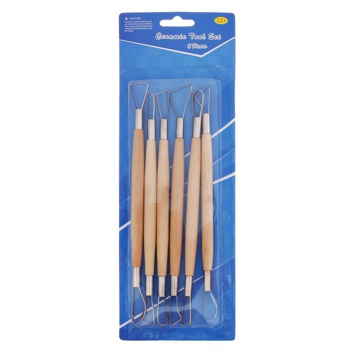 Набор инструментов для лепки, 6 предметов Набор инструментов для лепки, 6 предметов