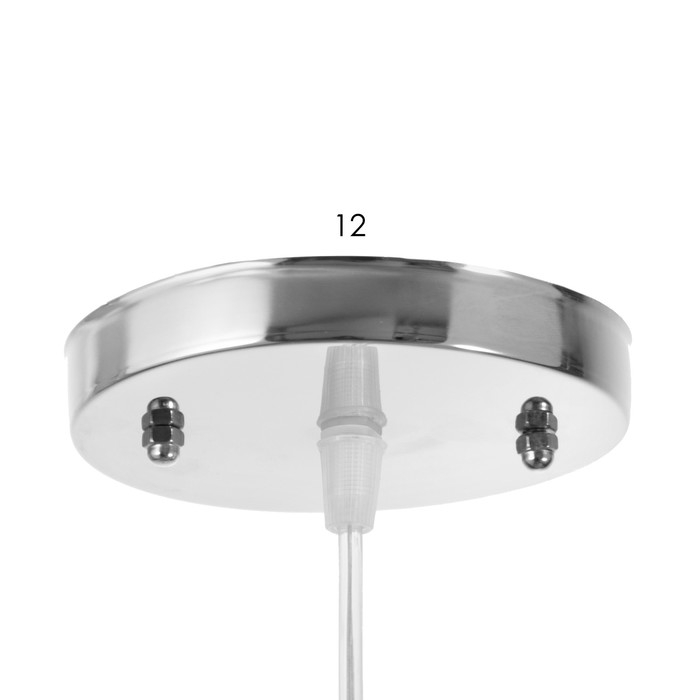 Светильник "Ренесми" 1хЕ27 40Вт хром 12х12х18-118 см