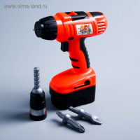 Дрель &laquo;Фикси-дрель&raquo; + 3 насадки, ФИКСИКИ