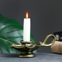 Подсвечник "Лампа" золото 6х7х15см Подсвечник "Лампа" золото 6х7х15см