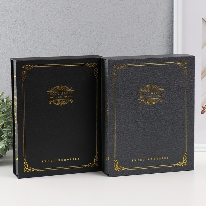 Фотоальбом на 200 фото 10х15 см "Классические узоры" МИКС 5,5х20,8х26,5 см