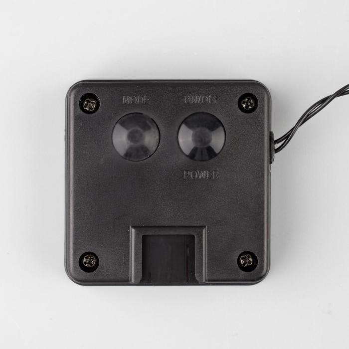 Гирлянда &laquo;Нить&raquo; 4.5 м с насадками &laquo;Стрекозы&raquo;, IP44, тёмная нить, 30 LED, свечение белое, 2 режима, солнечная батарея