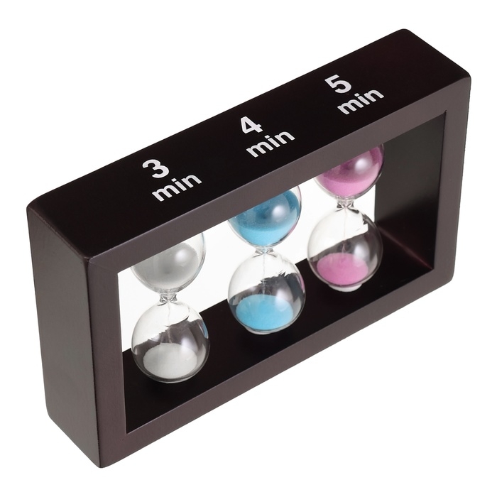 Песочные часы "Левит", на 3, 4, 5 минут, 10 х 17 см