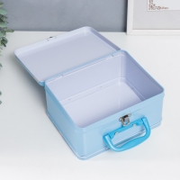 Копилка металл чемодан "Единорог и радуга" 9,5х15,5х19,5 см Копилка металл чемодан "Единорог и радуга" 9,5х15,5х19,5 см