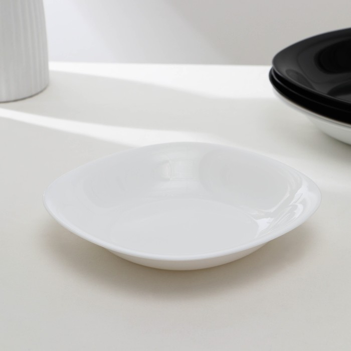 Сервиз столовый Luminarc Carine White&Black, стеклокерамика, 18 предметов, цвет белый и чёрный Сервиз столовый Luminarc Carine White&Black, стеклокерамика, 18 предметов, цвет белый и чёрный