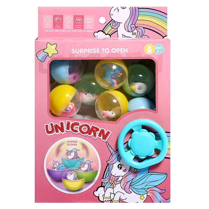 Детский игровой автомат &laquo;Сказочный пони&raquo; с игрушками, в наборе 8 шаров-сюрпризов