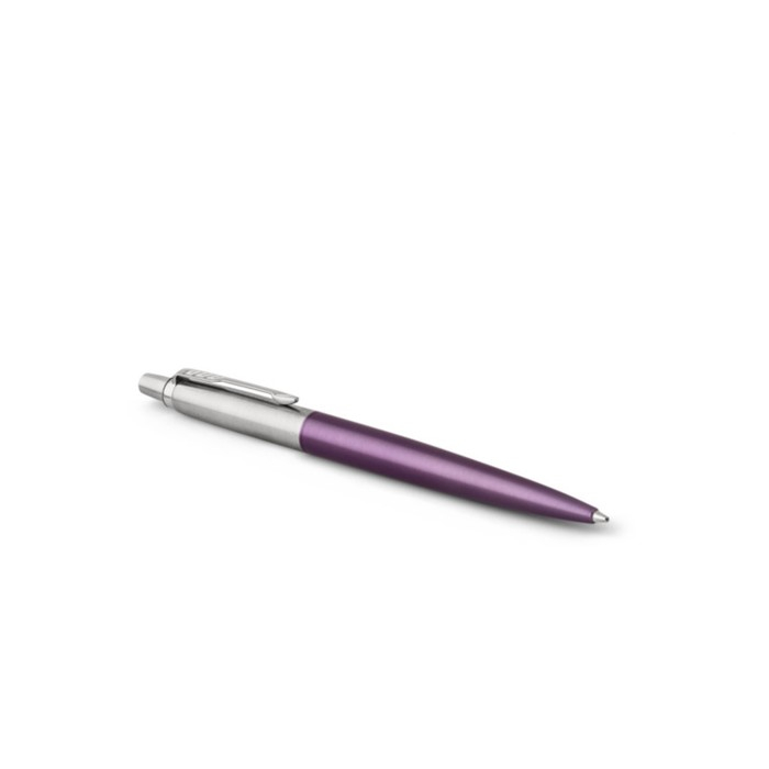 Ручка шариковая Parker Jotter Core Victoria Violet CT M, корпус фиолетовый глянцевый/ хром, синие чернила