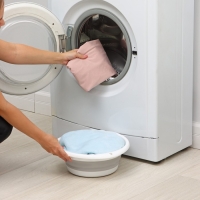 Таз складной &laquo;Флекс&raquo;, 5.5 л, 32.5&times;33&times;4,.5 см, цвет смоки