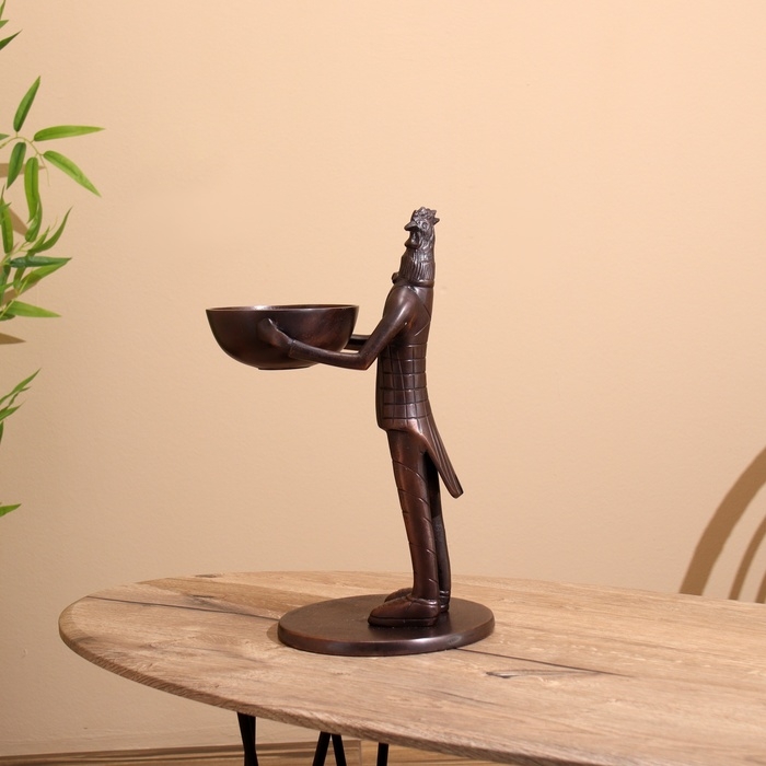 Чаша Чаша "Петушок угощает" алюминий 21х25х41 см