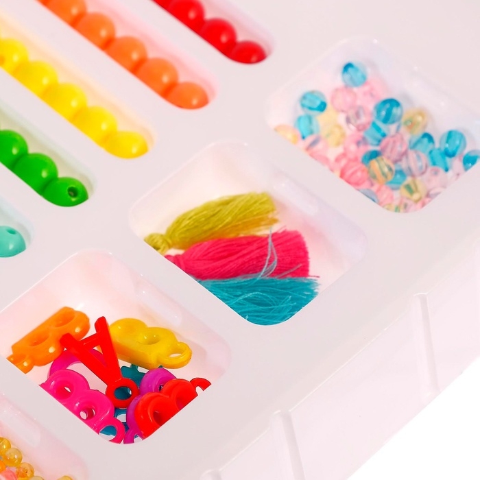 Набор для творчества &laquo;Создаём яркие браслеты&raquo; с цифрами, кисточками