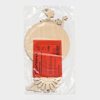 Салфетница деревянная &laquo;Статная&raquo;, с держателем для чая, 25&times;13&times;13 см