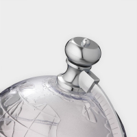 Башня пивная с воронкой &laquo;Земной шар&raquo;, 1,9 л, цвет серебристый