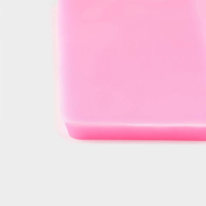 Молд &laquo;Цифры&raquo;, силикон, 17,5&times;7,6 см, цвет розовый