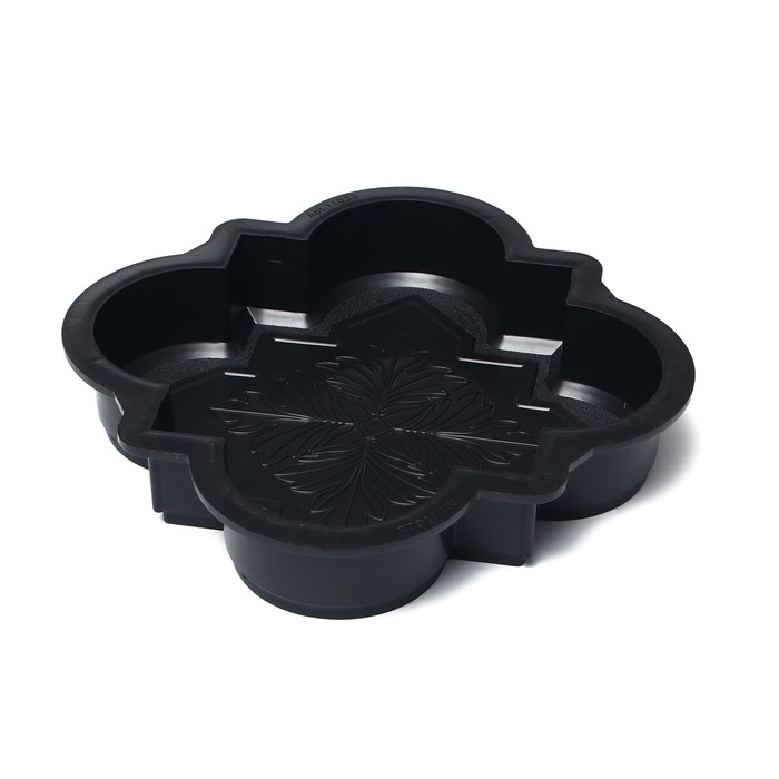 Форма для тротуарной плитки &laquo;Клевер краковский малый&raquo;, 21,5 &times; 21,5 &times; 4 см, шагрень, 1 шт.