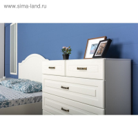 Комод Ливерпуль 10.103, 1001х413х953, Белый/Ясень ваниль