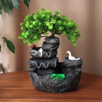 Фонтан "Горный цветок под деревом" 27х18 см (с подсветкой, без шарика) Фонтан "Горный цветок под деревом" 27х18 см (с подсветкой, без шарика)