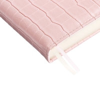 Ежедневник датированный 2025 A5 168 листов, deVENTE.Barbara, твердая обложка кожзам с поролоном, хлястик, перфорация, ляссе, блок 70, розовый Ежедневник датированный 2025 A5 168 листов, deVENTE.Barbara, твердая обложка кожзам с поролоном, хлястик, перфорация, ляссе, блок 70, розовый