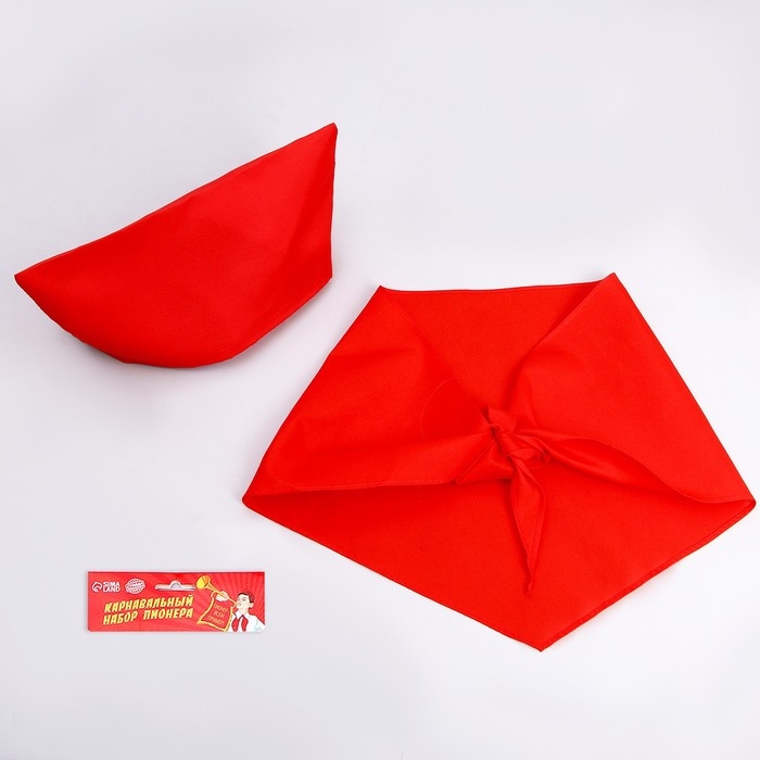 Карнавальный набор «Пионер», пилотка и галстук Карнавальный набор «Пионер», пилотка и галстук