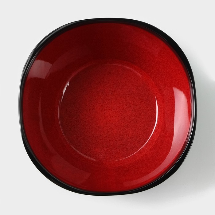 Салатник &laquo;Красный Восток&raquo;, 1 л, 16,5&times;7,7 см, цвет чёрный