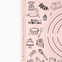 Силиконовой коврик для выпечки &laquo;Сердце дома&raquo;, 50 х 40 см