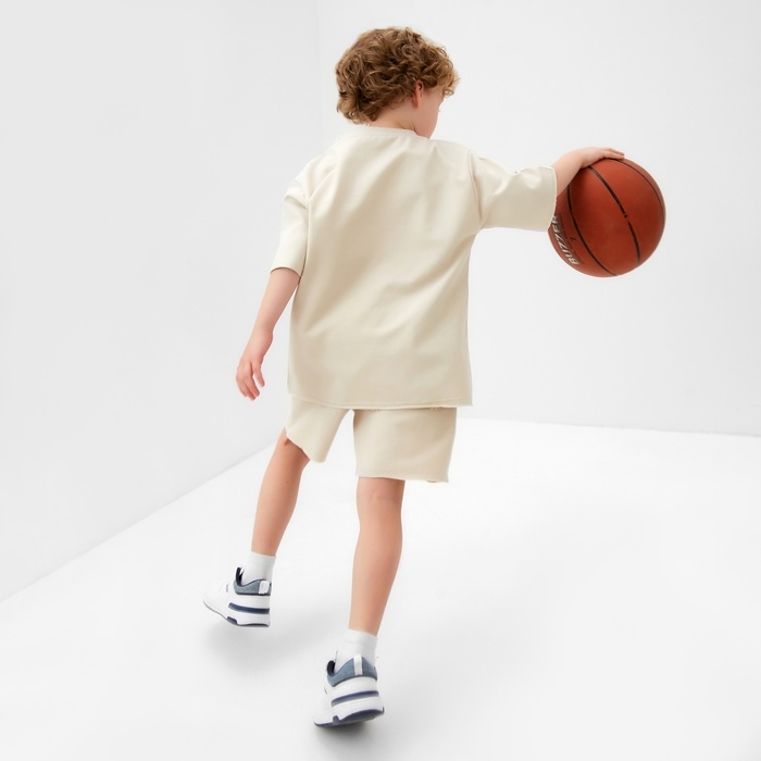 Футболка детская KAFTAN, р. 30 (98 - 104 см), бежевый