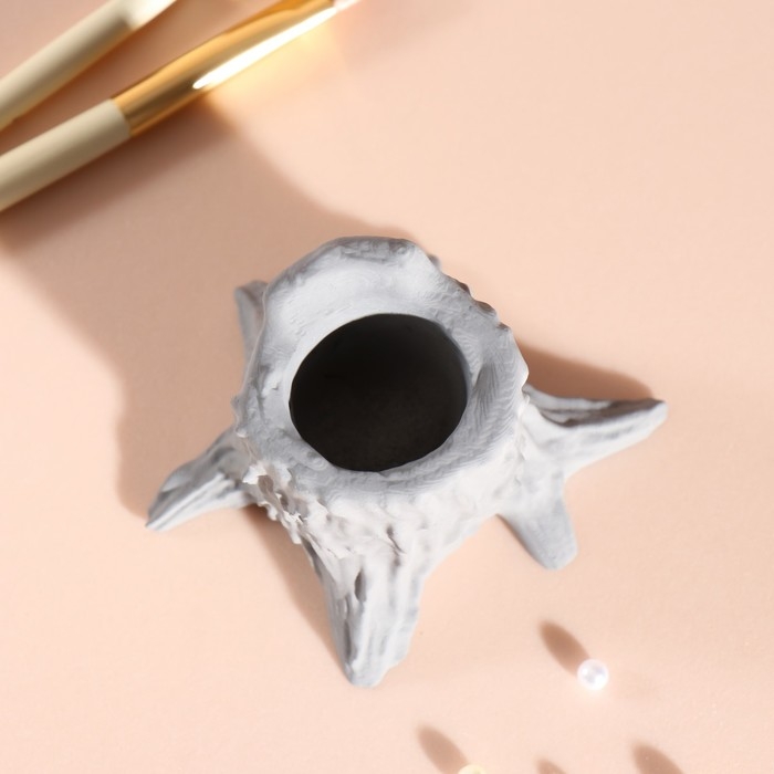 Предмет интерьера Предмет интерьера "Пенек" высота 6 см серый