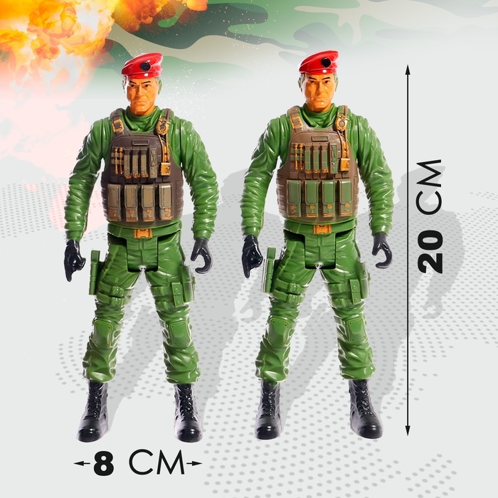 Набор солдатиков &laquo;Группа Альфа&raquo;, 4 штуки