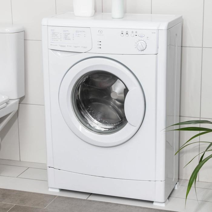 Антивибрационные подставки &laquo;Доляна&raquo;, 4 шт, квадратные, цвет белый