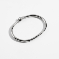 Овал для штор, 28 × 43 мм / 33 × 48 мм, 10 шт, цвет серебряный Овал для штор, 28 × 43 мм / 33 × 48 мм, 10 шт, цвет серебряный