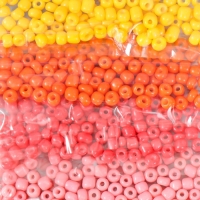 Бисер круглый 6/0 "Оттенки осени" 8 цветов х 10 гр 20х8 см Бисер круглый 6/0 "Оттенки осени" 8 цветов х 10 гр 20х8 см