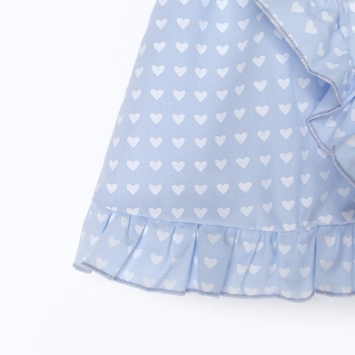 Комплект для девочки (топ, юбка) KAFTAN, размер 36 (134-140 см), цвет голубой