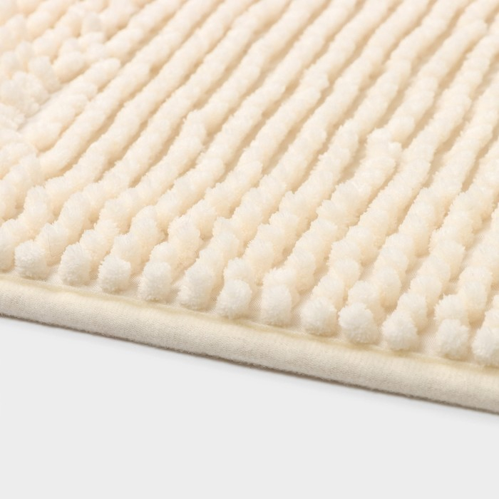 Коврик для дома Доляна «Букли», 40×60 см, цвет бежевый Коврик для дома Доляна «Букли», 40×60 см, цвет бежевый