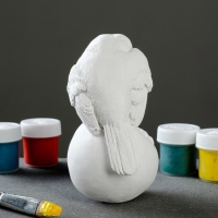 Фигура для раскраски "Птица на яблоке" белая, 7х12х7см Фигура для раскраски "Птица на яблоке" белая, 7х12х7см