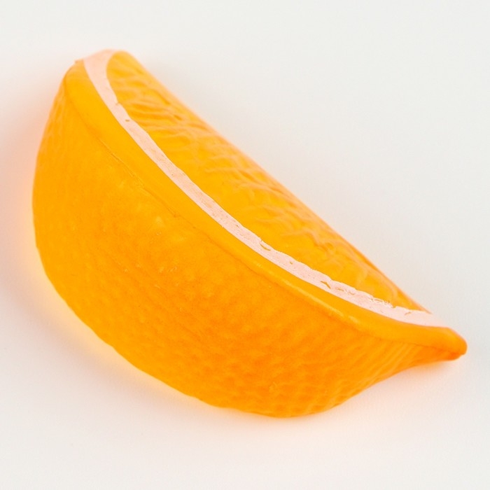 Фигурка для поделок и декора &laquo;Дольки апельсин, лимон&raquo;, набор 4 шт., размер 1 шт. &mdash; 5 &times; 2,3 &times; 3 см