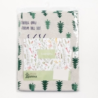 Скатерть Доляна "Елочки" 145х200&plusmn;3см,100%пэ, рогожка 130 гр/м