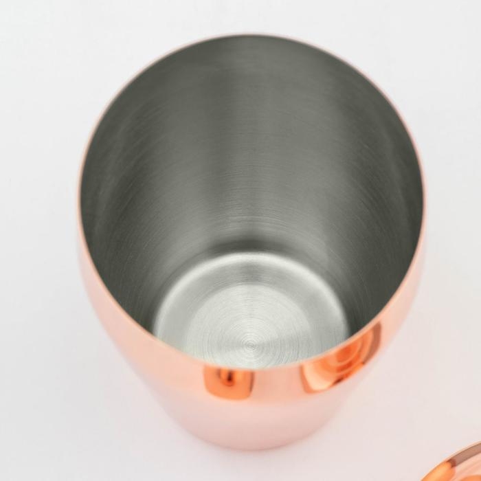 Шейкер из нержавеющей стали, 700 мл, цвет медный Шейкер из нержавеющей стали, 700 мл, цвет медный